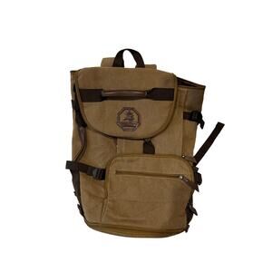 Colorful Travel Canvas Top Loading Backpack